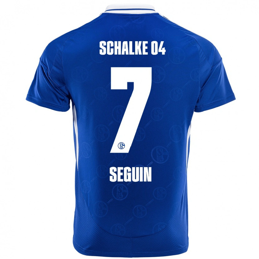 Danxen Hombre Camiseta Paul Seguin #7 Azul Real 1ª Equipación 2024/25 La Camisa México