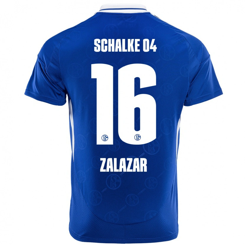 Danxen Hombre Camiseta Mauro Zalazar #16 Azul Real 1ª Equipación 2024/25 La Camisa México