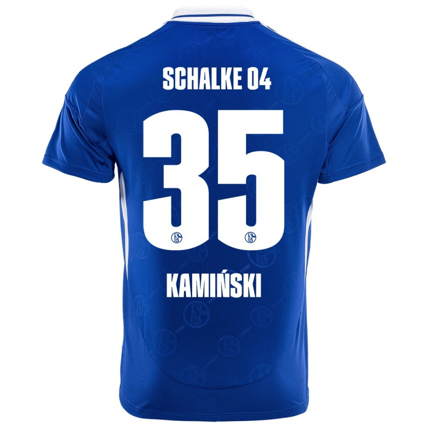 Danxen Hombre Camiseta Marcin Kaminski #35 Azul Real 1ª Equipación 2024/25 La Camisa México
