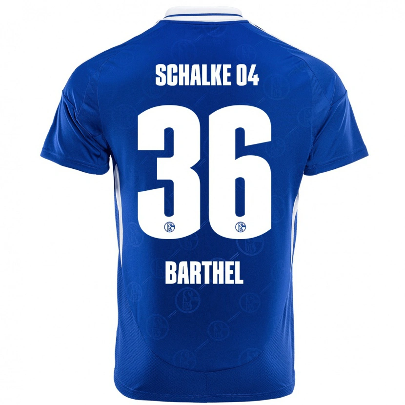 Danxen Hombre Camiseta Niklas Barthel #36 Azul Real 1ª Equipación 2024/25 La Camisa México