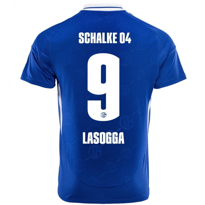 Danxen Hombre Camiseta Pierre-Michel Lasogga #9 Azul Real 1ª Equipación 2024/25 La Camisa México