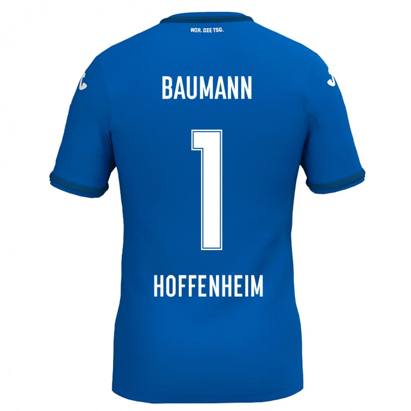 Danxen Hombre Camiseta Oliver Baumann #1 Azul Real 1ª Equipación 2024/25 La Camisa México