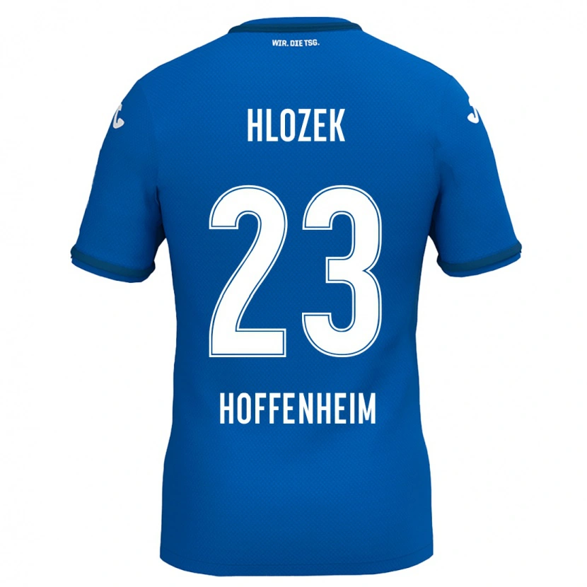 Danxen Hombre Camiseta Adam Hlozek #23 Azul Real 1ª Equipación 2024/25 La Camisa México