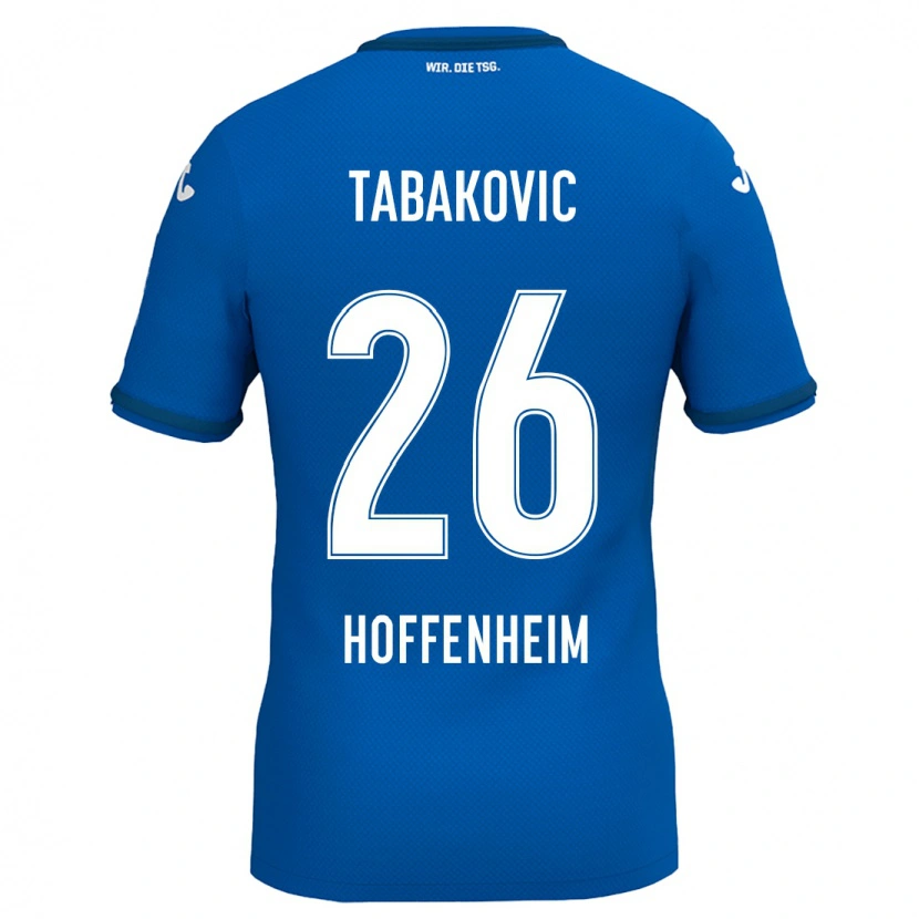 Danxen Hombre Camiseta Haris Tabakovic #26 Azul Real 1ª Equipación 2024/25 La Camisa México