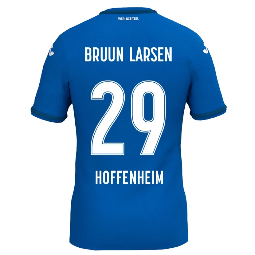 Danxen Hombre Camiseta Jacob Bruun Larsen #29 Azul Real 1ª Equipación 2024/25 La Camisa México