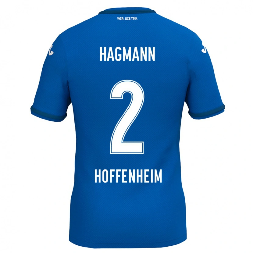 Danxen Hombre Camiseta Felix Hagmann #2 Azul Real 1ª Equipación 2024/25 La Camisa México