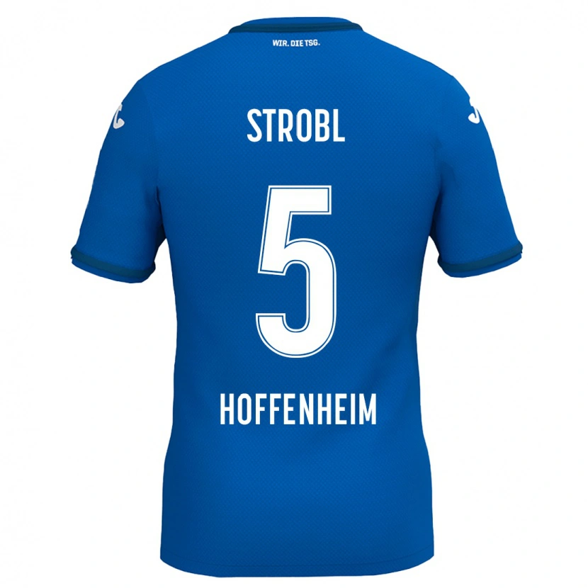 Danxen Hombre Camiseta Lars Strobl #5 Azul Real 1ª Equipación 2024/25 La Camisa México
