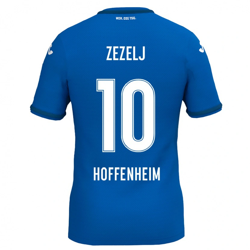 Danxen Hombre Camiseta Neno Zezelj #10 Azul Real 1ª Equipación 2024/25 La Camisa México