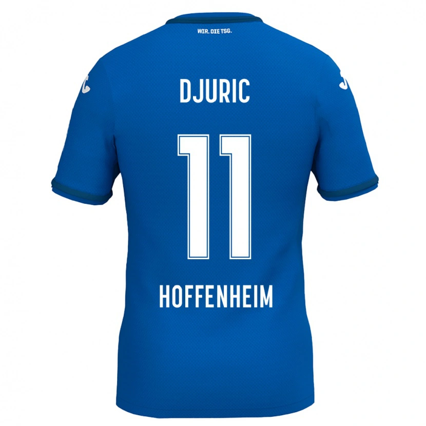 Danxen Hombre Camiseta Luka Djuric #11 Azul Real 1ª Equipación 2024/25 La Camisa México