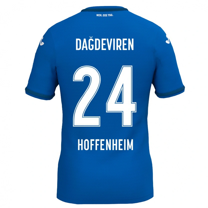 Danxen Hombre Camiseta Diren Dağdeviren #24 Azul Real 1ª Equipación 2024/25 La Camisa México