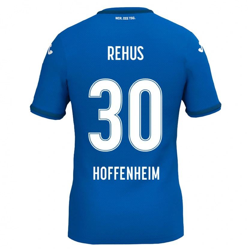 Danxen Hombre Camiseta Milan Rehus #30 Azul Real 1ª Equipación 2024/25 La Camisa México