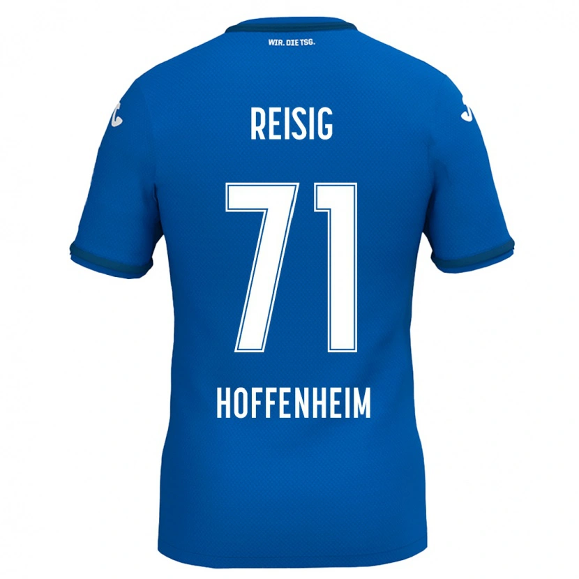 Danxen Hombre Camiseta Ruben Reisig #71 Azul Real 1ª Equipación 2024/25 La Camisa México