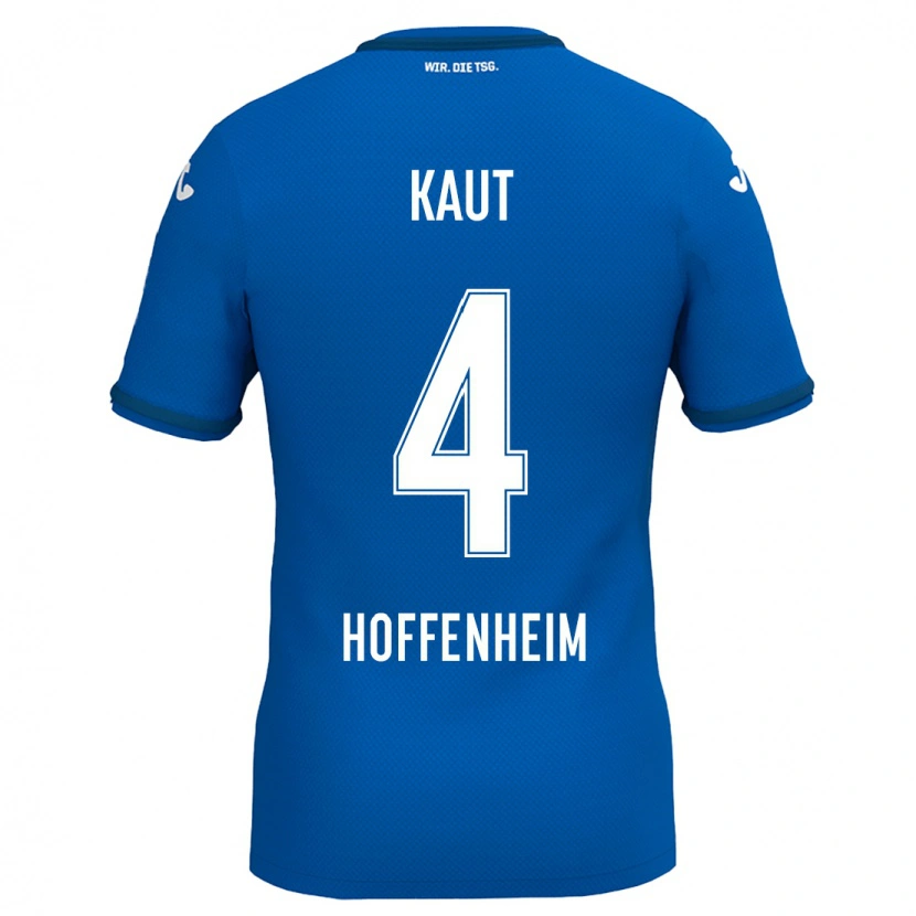 Danxen Hombre Camiseta Lisann Kaut #4 Azul Real 1ª Equipación 2024/25 La Camisa México