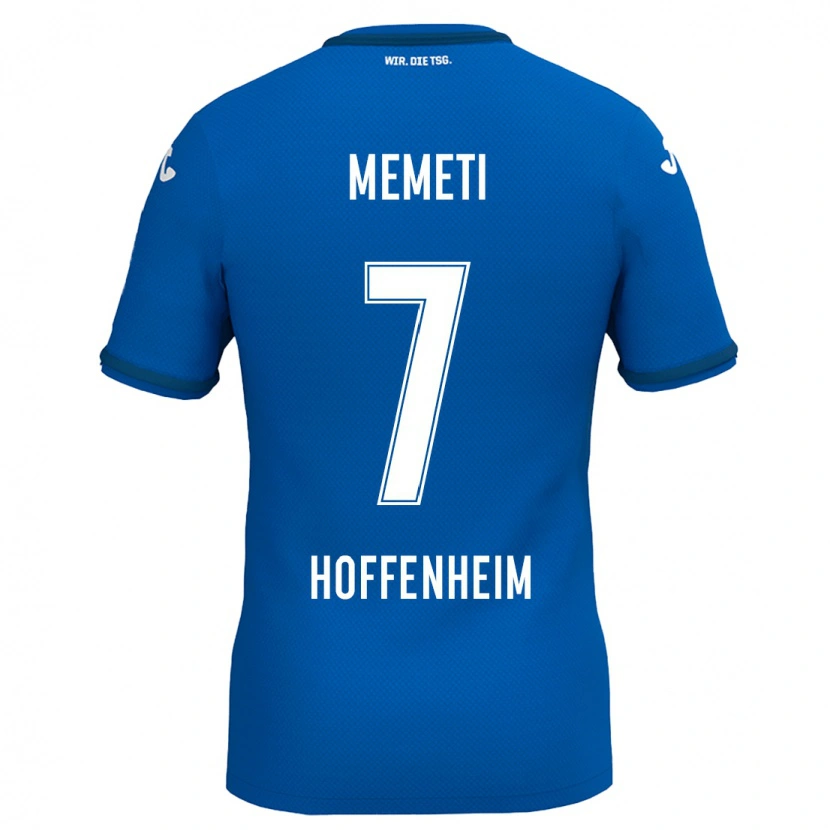 Danxen Hombre Camiseta Erëleta Memeti #7 Azul Real 1ª Equipación 2024/25 La Camisa México