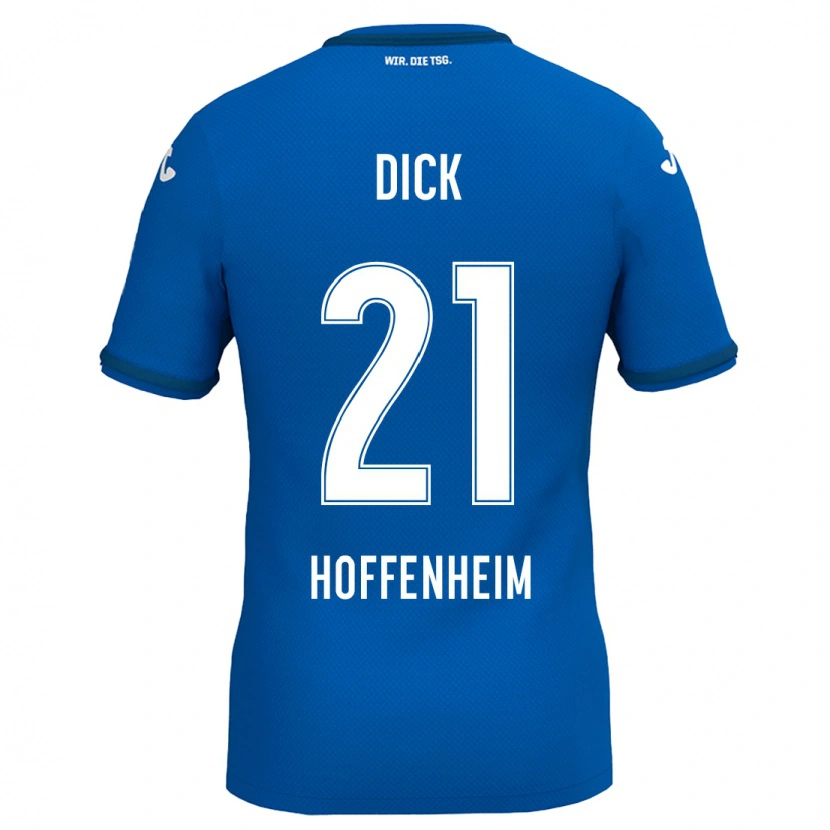 Danxen Hombre Camiseta Laura Dick #21 Azul Real 1ª Equipación 2024/25 La Camisa México