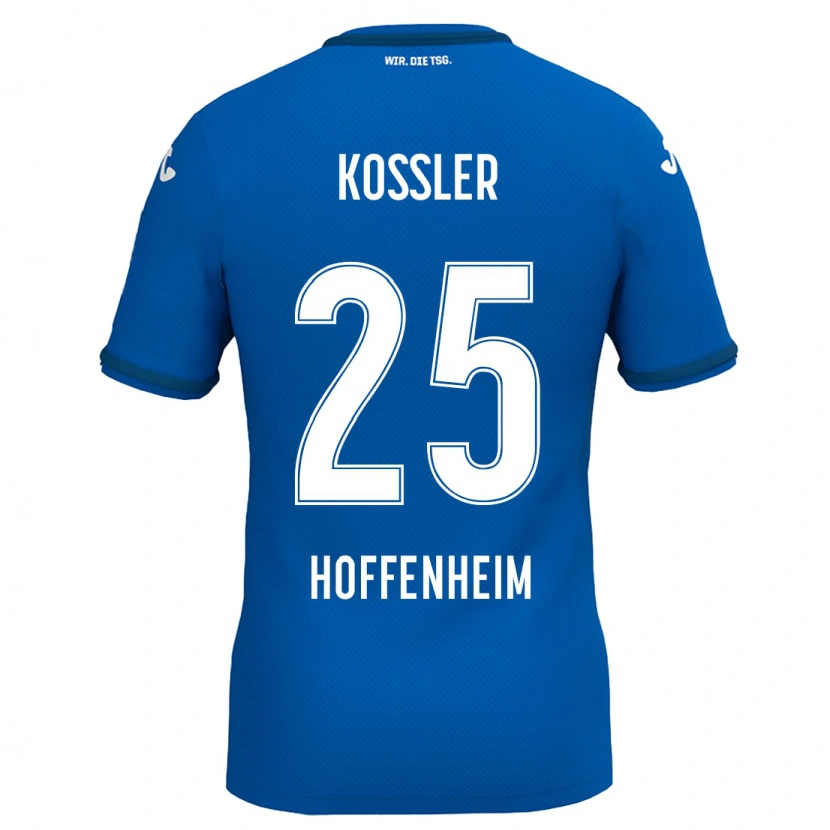 Danxen Hombre Camiseta Melissa Kössler #25 Azul Real 1ª Equipación 2024/25 La Camisa México