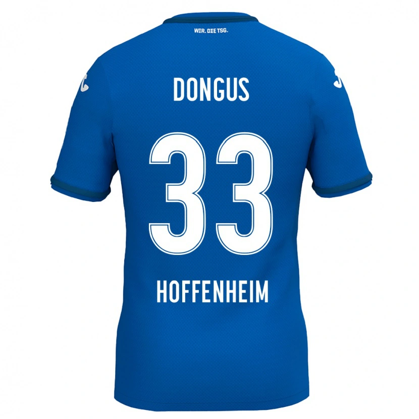 Danxen Hombre Camiseta Fabienne Dongus #33 Azul Real 1ª Equipación 2024/25 La Camisa México