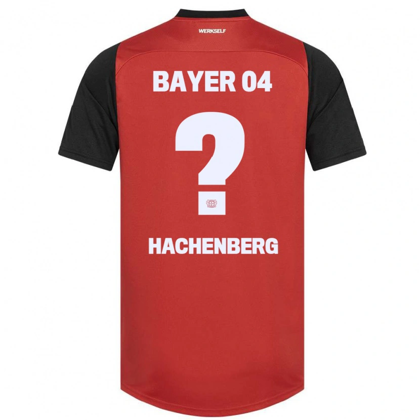 Danxen Hombre Camiseta Merlin Hachenberg #0 Rojo Negro 1ª Equipación 2024/25 La Camisa México