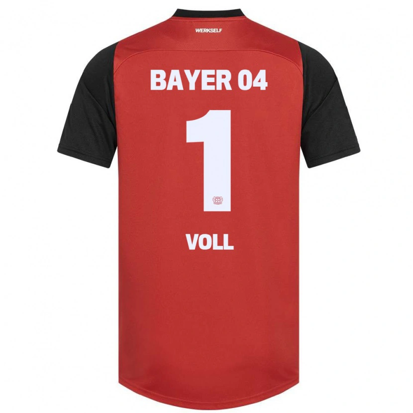 Danxen Hombre Camiseta Charlotte Voll #1 Rojo Negro 1ª Equipación 2024/25 La Camisa México