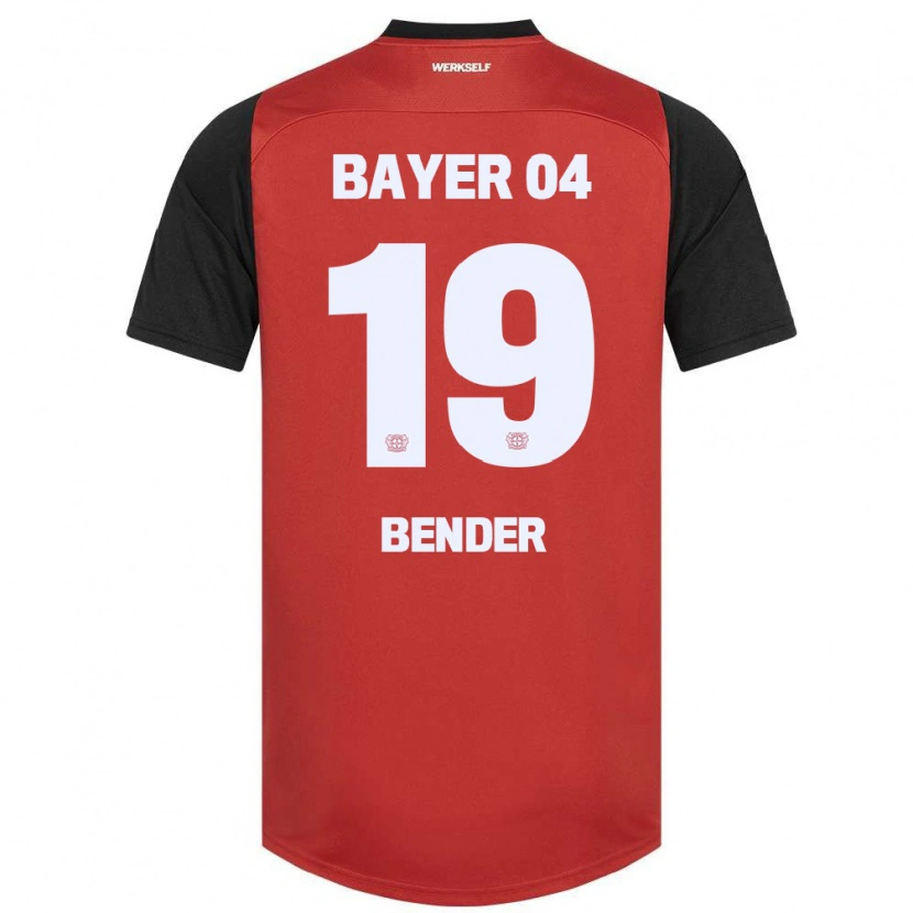 Danxen Hombre Camiseta Loreen Bender #19 Rojo Negro 1ª Equipación 2024/25 La Camisa México