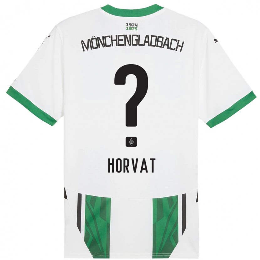 Danxen Hombre Camiseta Niko Horvat #0 Blanco Verde 1ª Equipación 2024/25 La Camisa México
