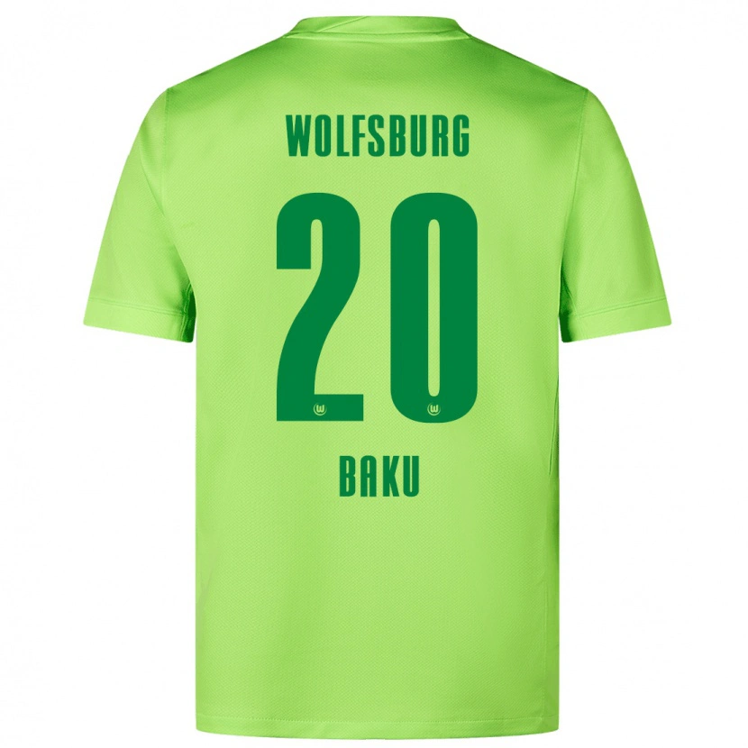 Danxen Hombre Camiseta Ridle Baku #20 Verde Fluorescente 1ª Equipación 2024/25 La Camisa México
