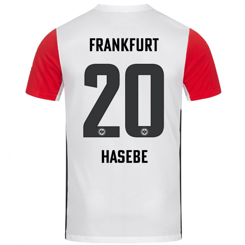 Danxen Hombre Camiseta Makoto Hasebe #20 Blanco Rojo 1ª Equipación 2024/25 La Camisa México