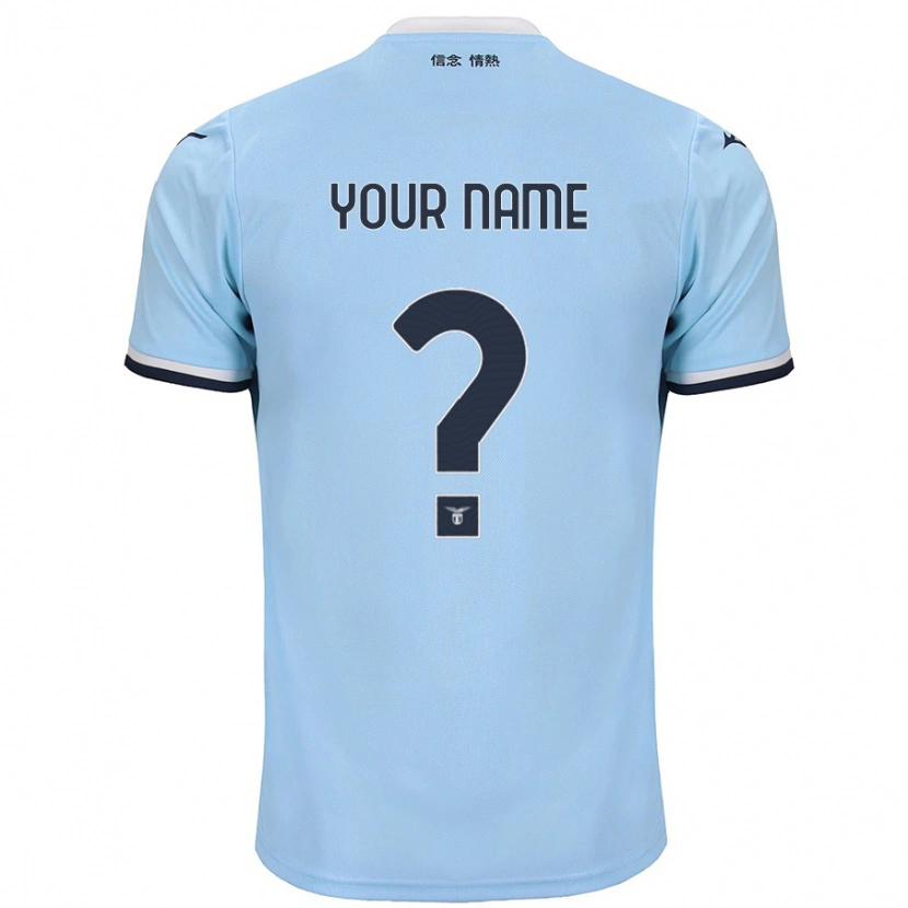 Danxen Hombre Camiseta Su Nombre #0 Azul 1ª Equipación 2024/25 La Camisa México