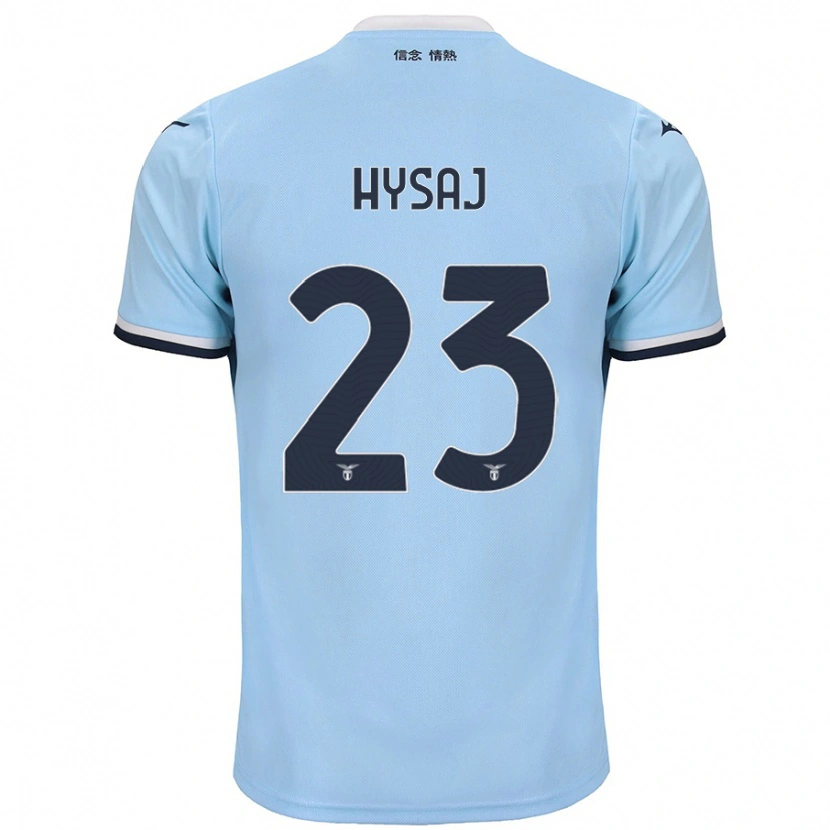 Danxen Hombre Camiseta Elseid Hysaj #23 Azul 1ª Equipación 2024/25 La Camisa México