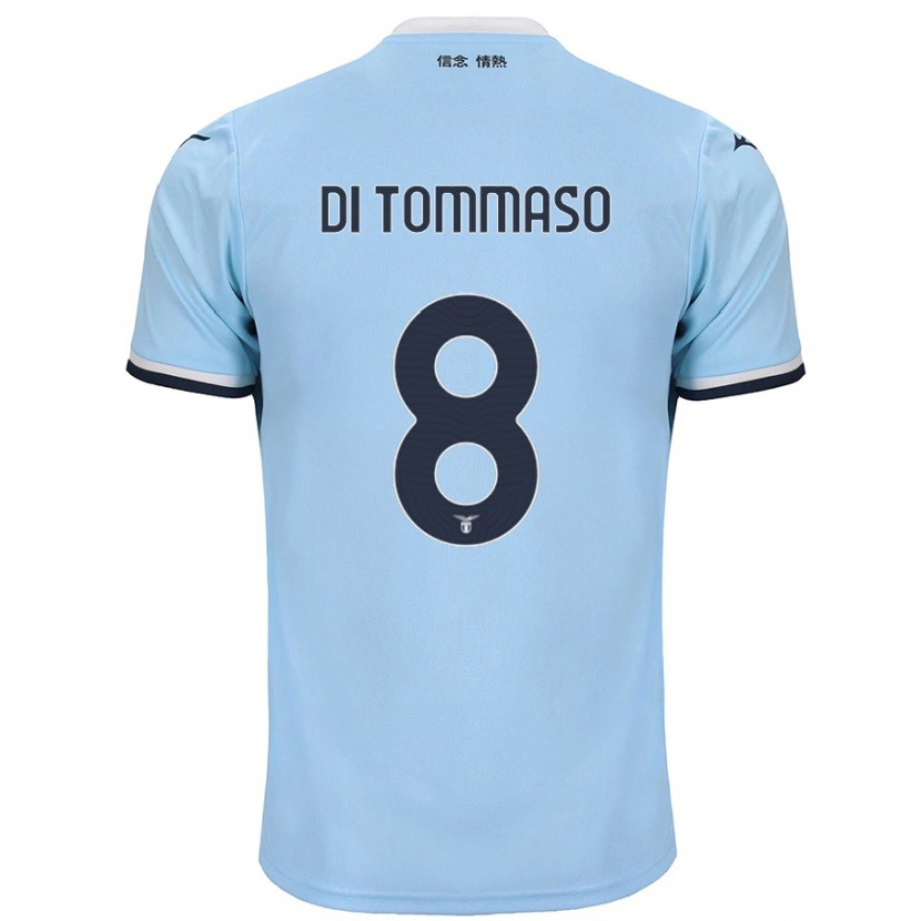 Danxen Hombre Camiseta Leonardo Di Tommaso #8 Azul 1ª Equipación 2024/25 La Camisa México