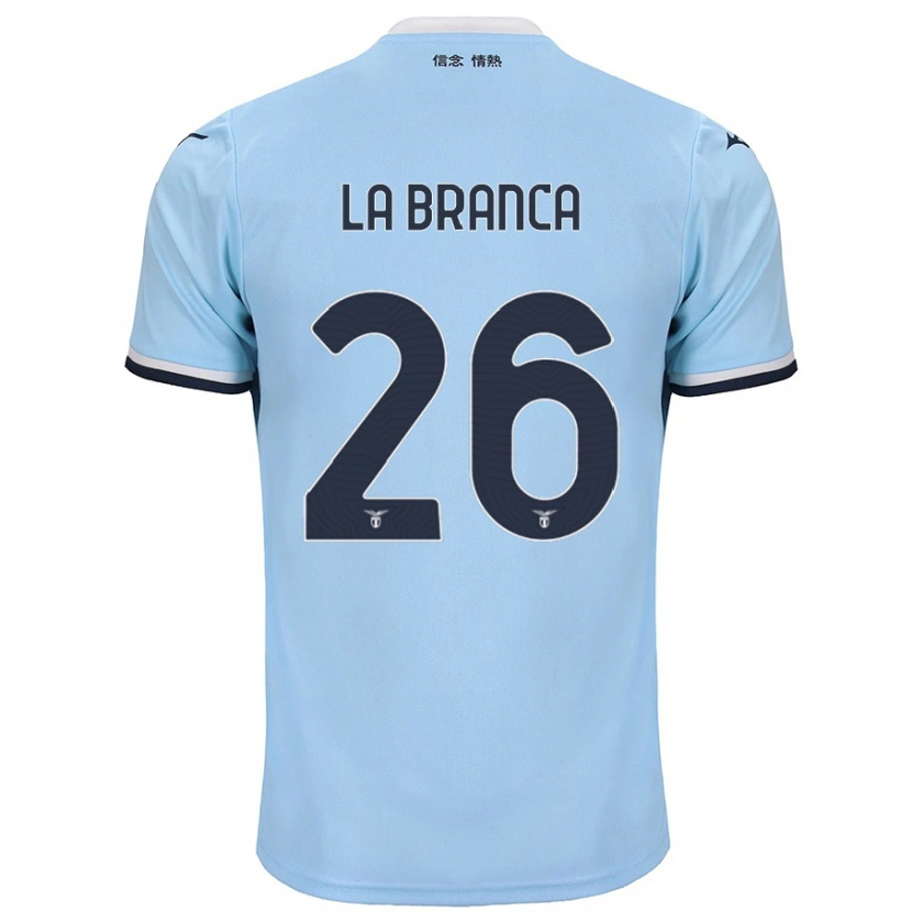 Danxen Hombre Camiseta Ruggero La Branca #26 Azul 1ª Equipación 2024/25 La Camisa México