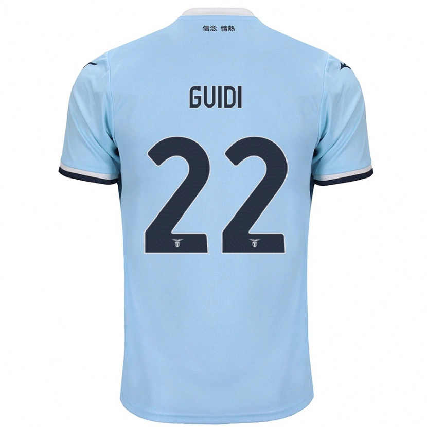 Danxen Hombre Camiseta Emma Guidi #22 Azul 1ª Equipación 2024/25 La Camisa México
