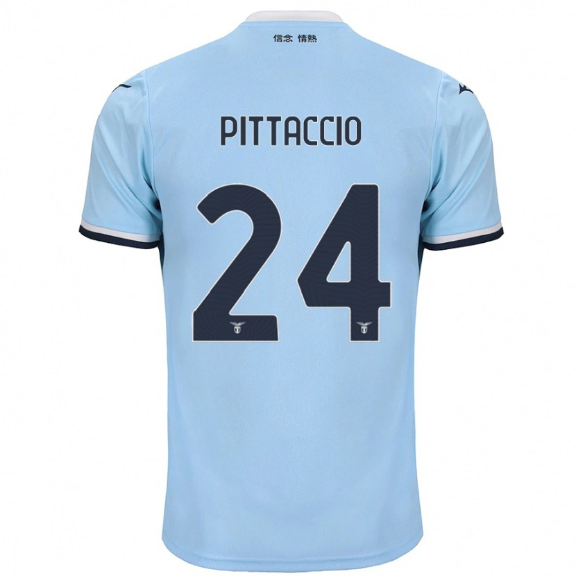 Danxen Hombre Camiseta Francesca Pittaccio #24 Azul 1ª Equipación 2024/25 La Camisa México