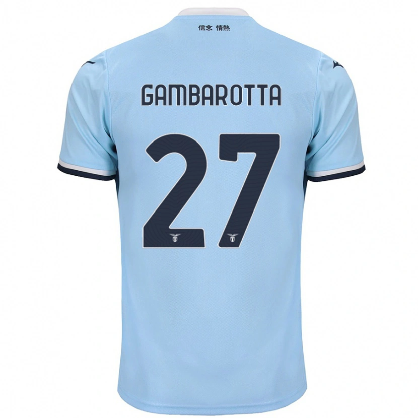 Danxen Hombre Camiseta Margot Gambarotta #27 Azul 1ª Equipación 2024/25 La Camisa México