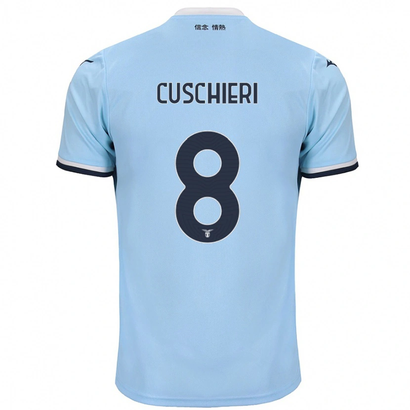 Danxen Hombre Camiseta Rachel Cuschieri #8 Azul 1ª Equipación 2024/25 La Camisa México