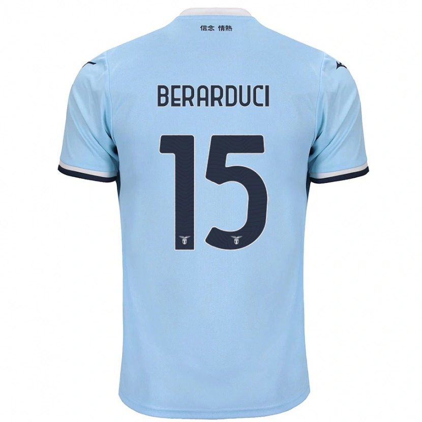 Danxen Hombre Camiseta Martina Berarduci #15 Azul 1ª Equipación 2024/25 La Camisa México