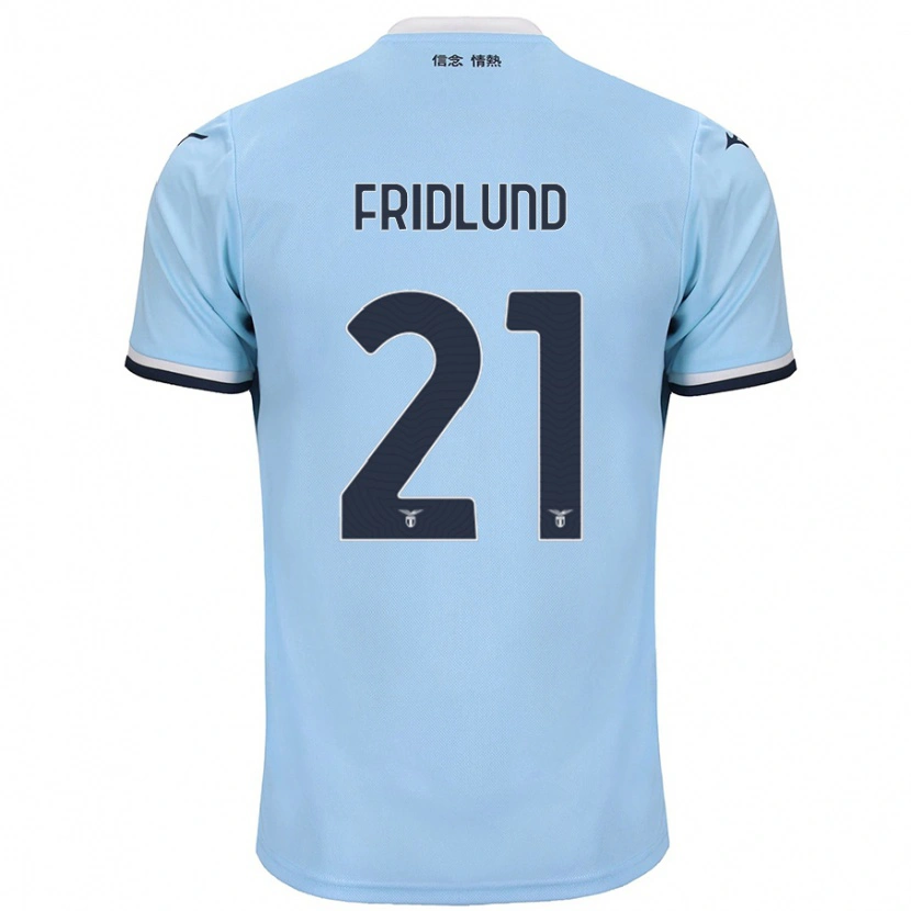 Danxen Hombre Camiseta Johanne Fridlund #21 Azul 1ª Equipación 2024/25 La Camisa México