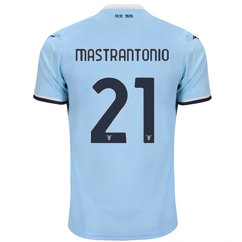 Danxen Hombre Camiseta Ella Mastrantonio #21 Azul 1ª Equipación 2024/25 La Camisa México