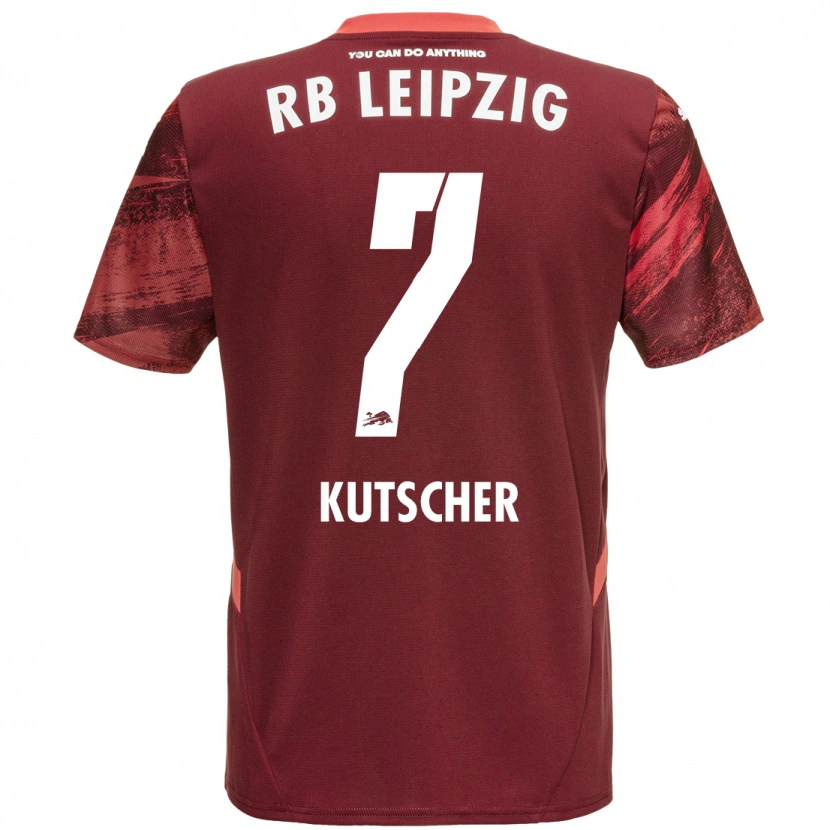 Danxen Hombre Camiseta Matthes Kutscher #7 Borgoña 2ª Equipación 2024/25 La Camisa México