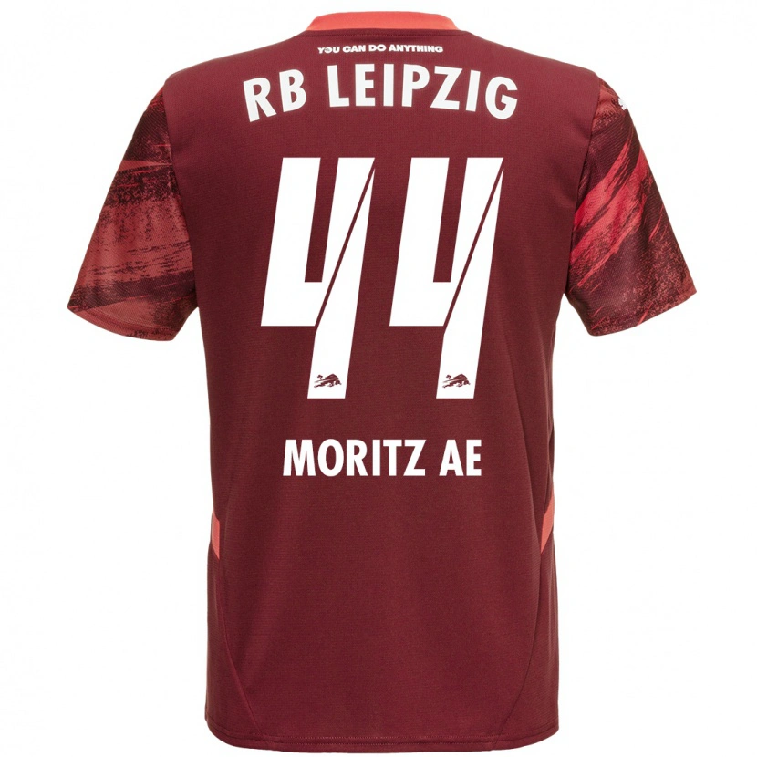 Danxen Hombre Camiseta Moritz Aé #44 Borgoña 2ª Equipación 2024/25 La Camisa México