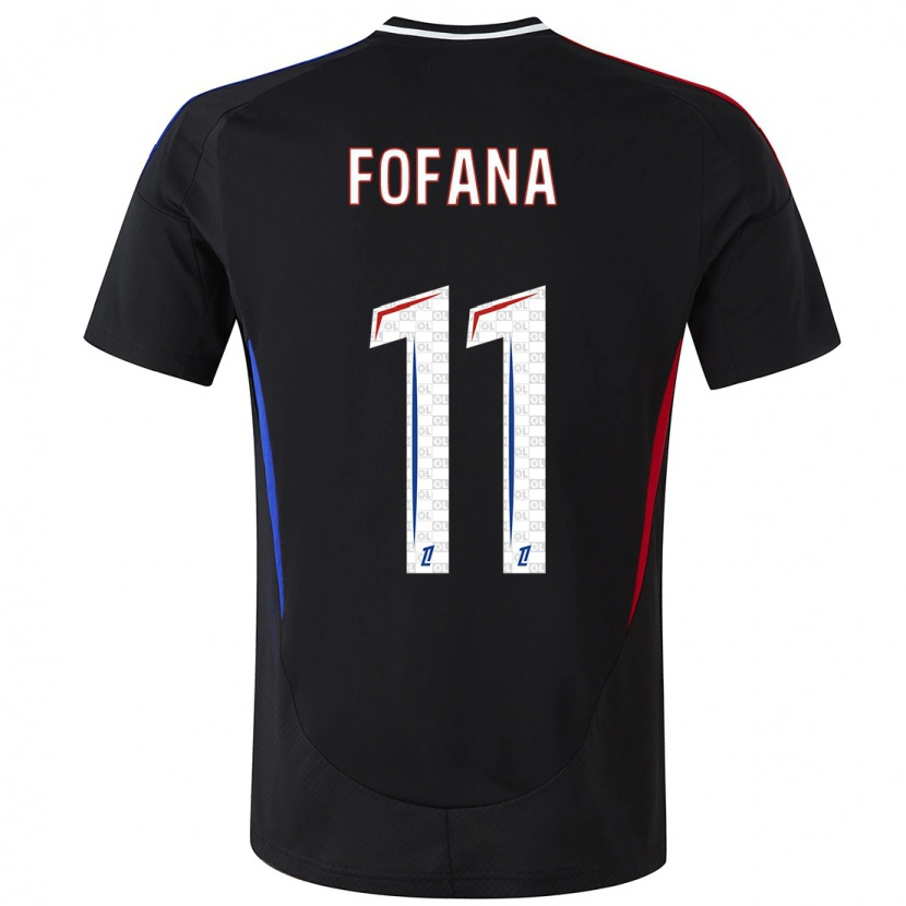 Danxen Hombre Camiseta Malick Fofana #11 Negro 2ª Equipación 2024/25 La Camisa México