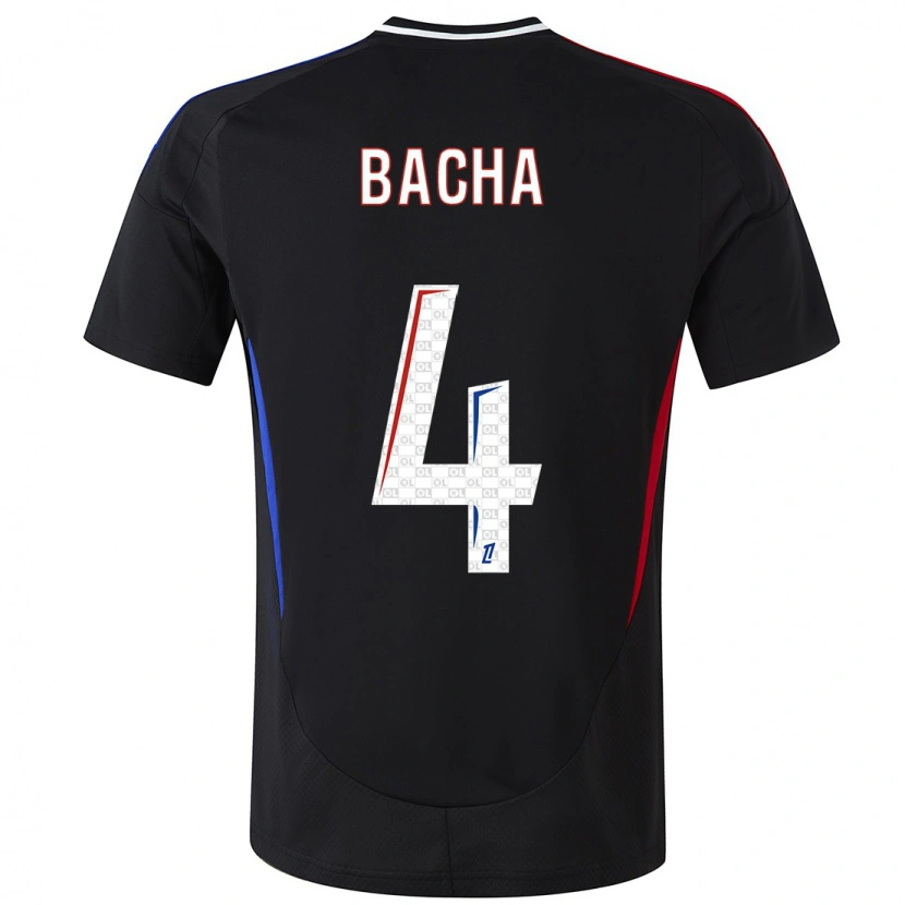 Danxen Hombre Camiseta Selma Bacha #4 Negro 2ª Equipación 2024/25 La Camisa México