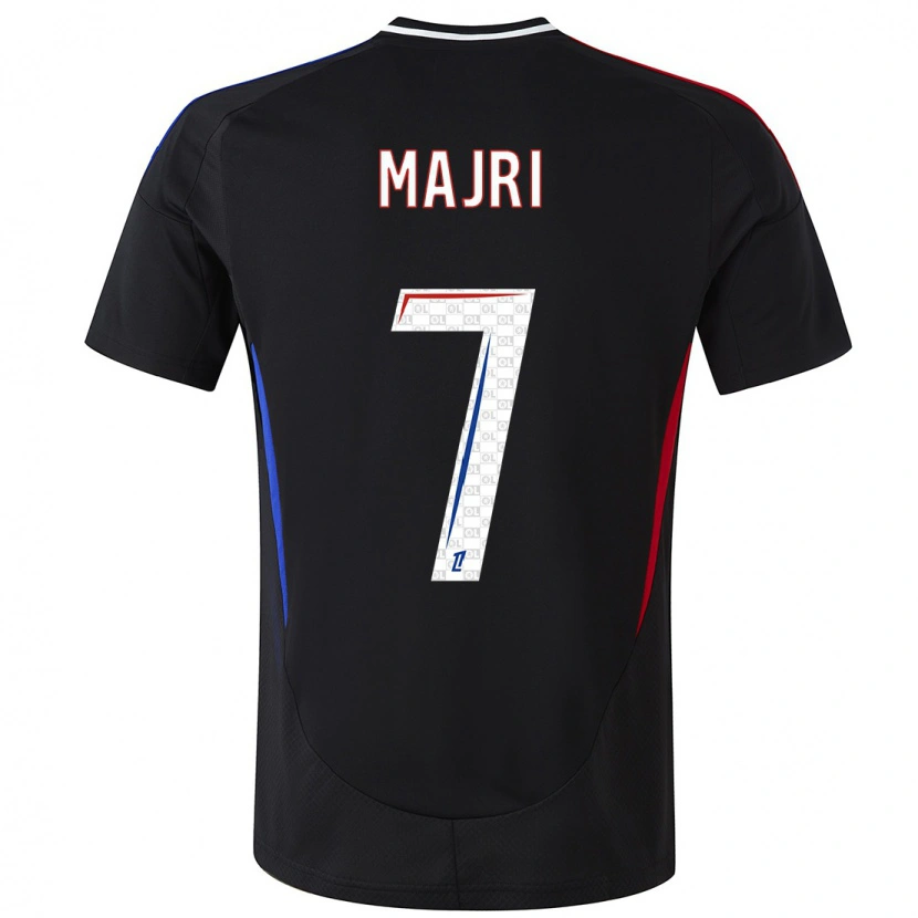 Danxen Hombre Camiseta Amel Majri #7 Negro 2ª Equipación 2024/25 La Camisa México