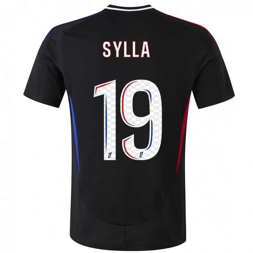 Danxen Hombre Camiseta Kysha Sylla #19 Negro 2ª Equipación 2024/25 La Camisa México