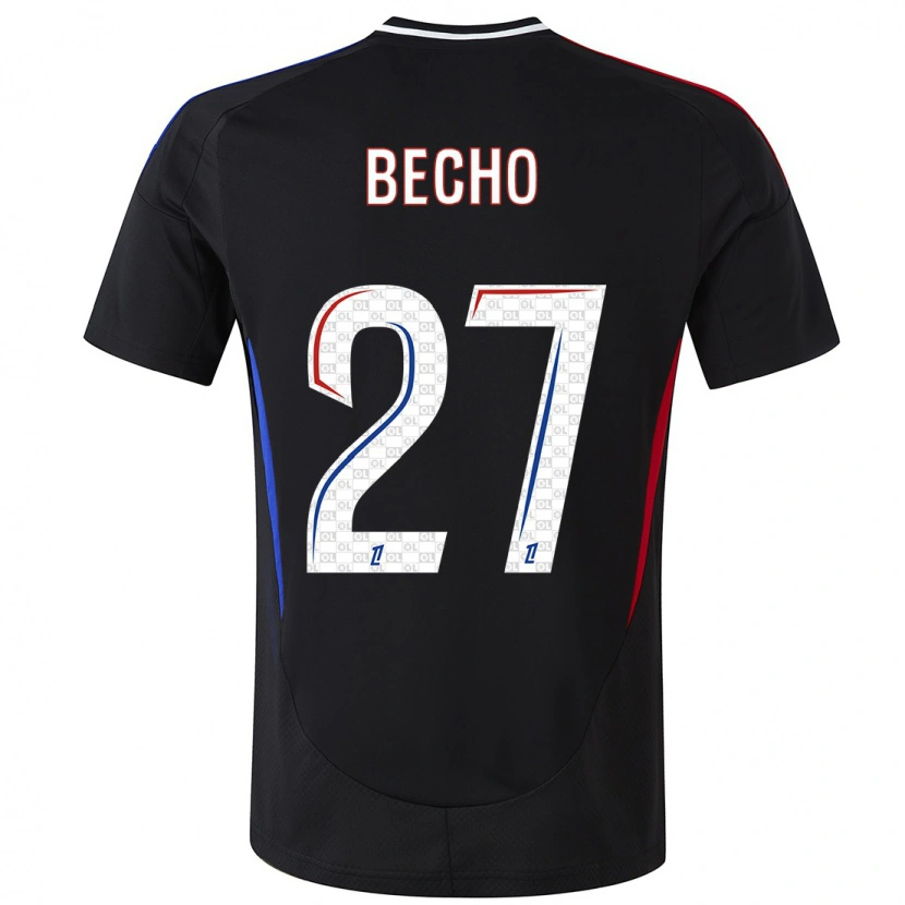Danxen Hombre Camiseta Vicki Bècho #27 Negro 2ª Equipación 2024/25 La Camisa México