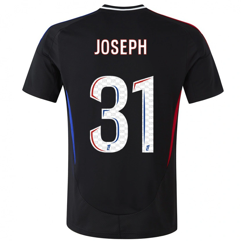 Danxen Hombre Camiseta Liana Joseph #31 Negro 2ª Equipación 2024/25 La Camisa México