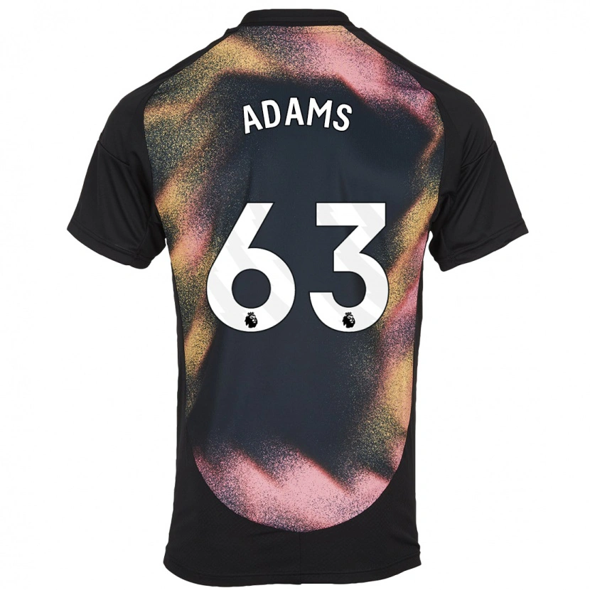 Danxen Hombre Camiseta Bayli Spencer Adams #63 Negro Blanco 2ª Equipación 2024/25 La Camisa México