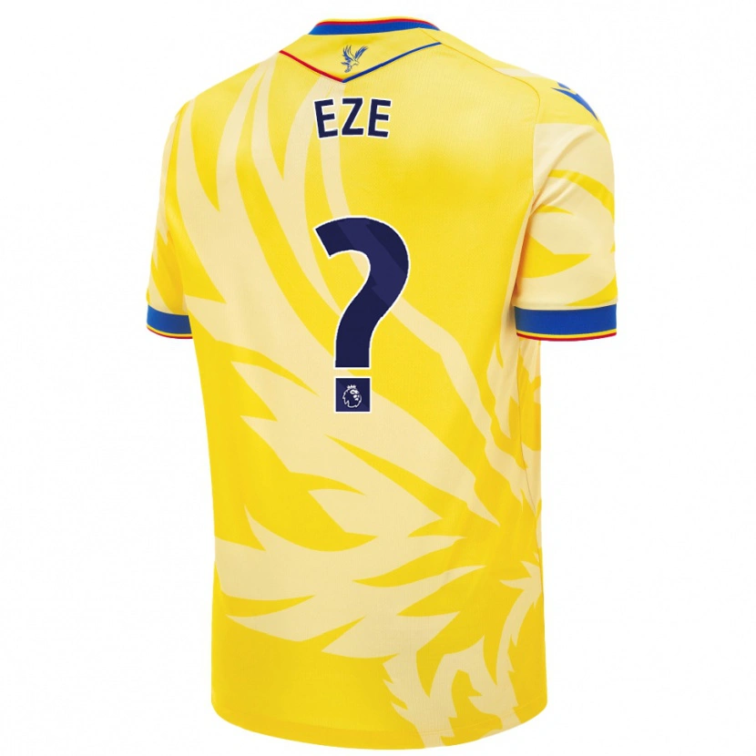Danxen Hombre Camiseta Chimaechi Eze #0 Amarillo 2ª Equipación 2024/25 La Camisa México