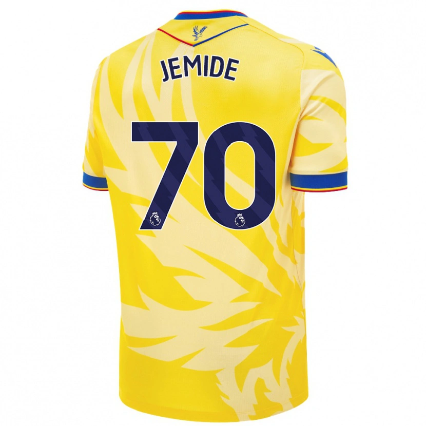 Danxen Hombre Camiseta Mofe Jemide #70 Amarillo 2ª Equipación 2024/25 La Camisa México