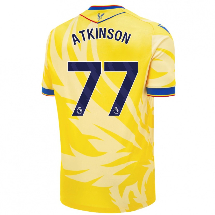 Danxen Hombre Camiseta Isibeal Atkinson #77 Amarillo 2ª Equipación 2024/25 La Camisa México
